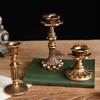 Vintage Candlestick Holders For Taper, Resin Candle Holder Retro Antique Bronze Candle Holder For Wedding Party