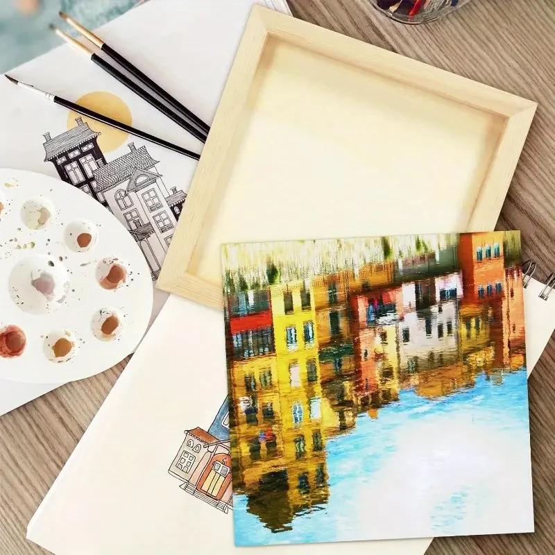 Top Quality 3D Wooden Hexagonal Painting Tray for 9/16 Puzzle Pieces Solid Toy Storage Organizer Creative Craft Storage Solution