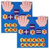Educational 2PCS Kindergarten Felt Finger Math Busy Board Montessori Learning Toy Preschool Manipulatives for Classroom Kids