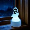 Halloween Ghost Light Decoration LED Candle Ghost Figurine Party Tabletop Ornament Halloween Festival Haunted House Accessory