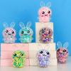 1/6pcs Stress Relief Toy Balls with Light Stress Relief Toy Girls Kids Fidget Toys Colorful Rabbit Squeeze Toys Kid Adult Gift