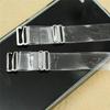4 unidades = 2 pares de alças de sutiã de silicone transparentes cinto feminino interno para meninas