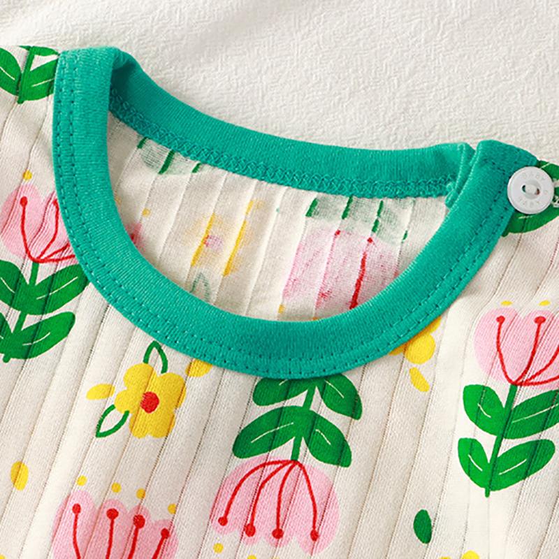 Neue Kinder Jungen Mädchen Sommer Kleidung Sets Kinder Niedlichen Cartoon Print Kurzarm T-Shirt Tops mit Shorts Kleinkind Baby Pyjamas
