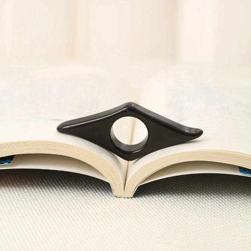 Thumb Book Support Acrylic Reading Book Page Finger Support Holder Bookmark Easy To Open Books Reading Assistant Tool