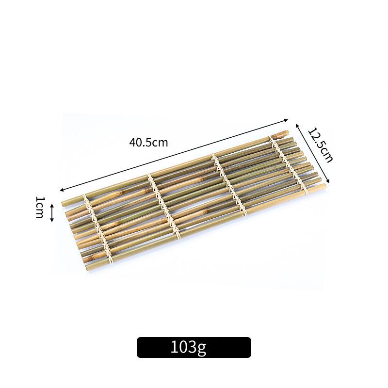 Japanese Material Placement Plate Decorative Sashimi Bamboo Chops Bamboo Fence Seafood Pose Props Decorations and Ornaments