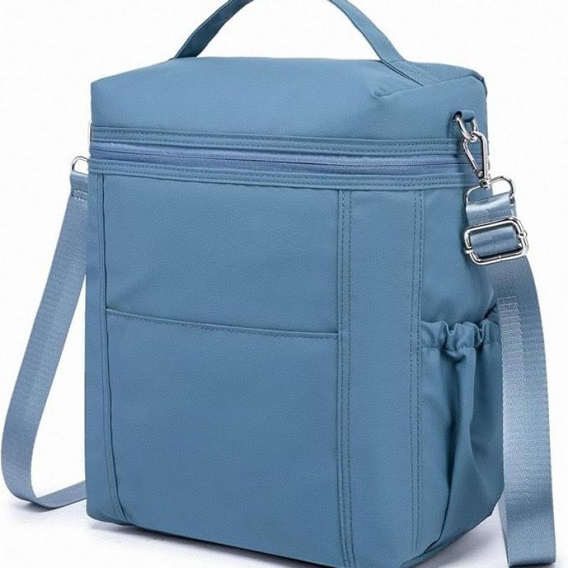 Large Capacity Insulated Lunch Bag Portable Waterproof Box Handheld Or Backpack Outdoor Picnic Work Daily Use
