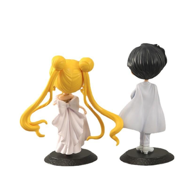 And Usagi Tsukino Chiba Mamoru Pvc Model Figures For Gift Fans