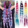 2PCS Lantern Braid Twist Braid Bulk Colorful Braided Ponytails Bubble Jumbo Braid  Daily