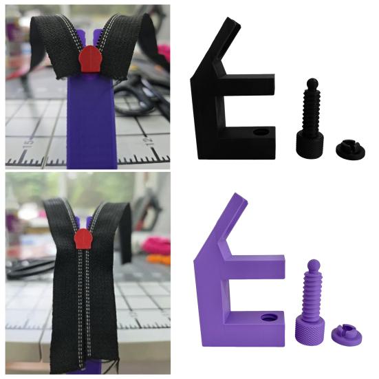 Zipper Puller Clamp Crafting Tool Easy Zipper Assembly Handy Zipper Fastener Jig Zippers Repair Kit Portable Sewing Accessory