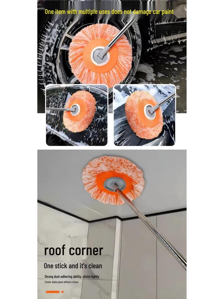 Sunflower Multifunctional Mop for Ceiling & Wall Cleaning – Dry/Wet Use