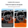 Slim Suede Steering Wheel Cover for 24/25 AITO Wenjie M9 – Enhanced Grip and Style
