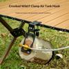 Hang Gas Canister Hook Outdoor Multi-Purpose Gas Tank Hook With Hanging Plate Bottle Opener Camping Table Gas Stove Tank Hook