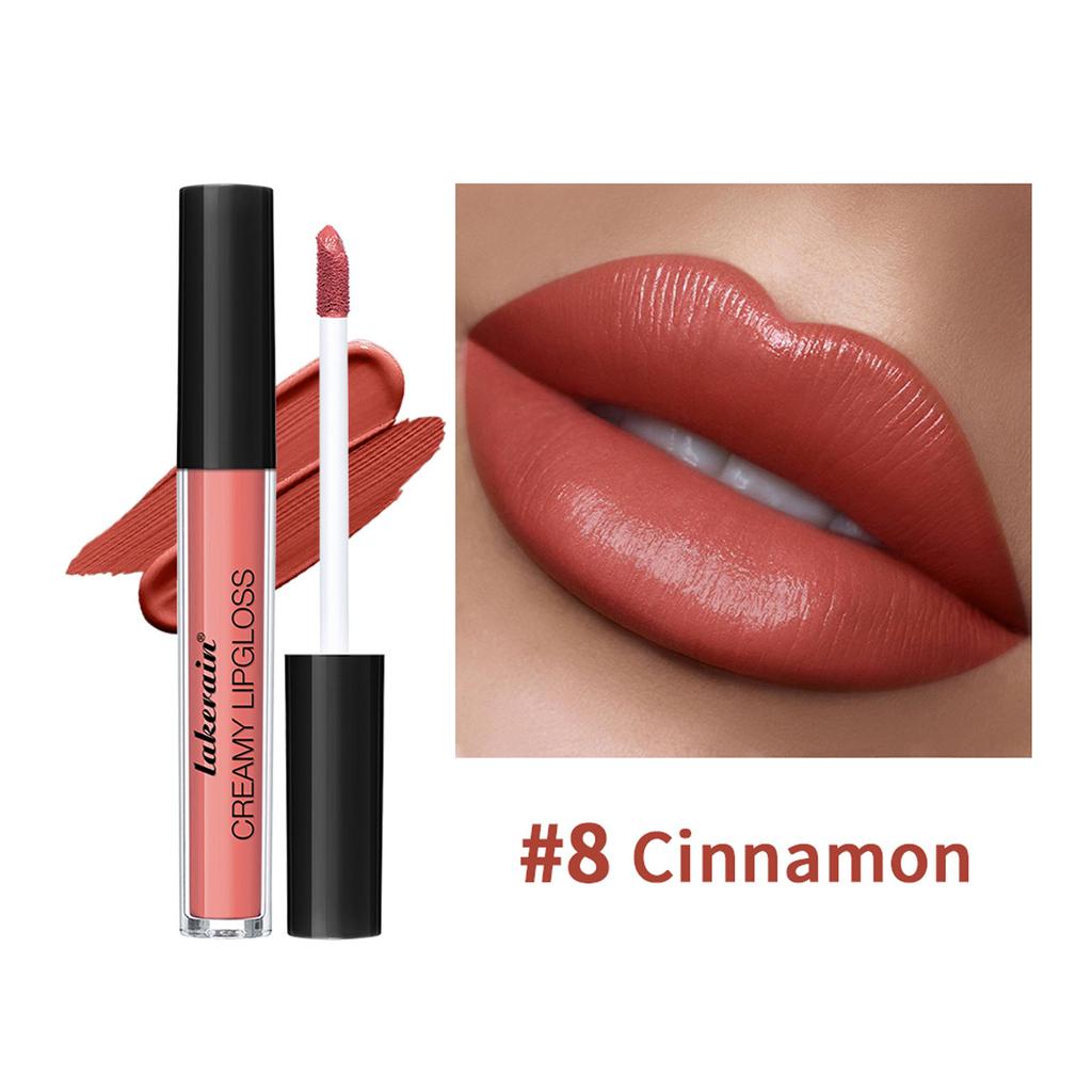 8 Colors of Matte Lip Glaze, Long-lasting Waterproof and Non-sticky Cream Matte Lip Glaze, 8 To Create A Perfect Makeup