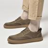 Fashion Luxury Men Casual Leather Shoes Flat Designer Oxford Shoes Breathable Comfy Outdoor Antiskid Genuine Leather Business Shoes New