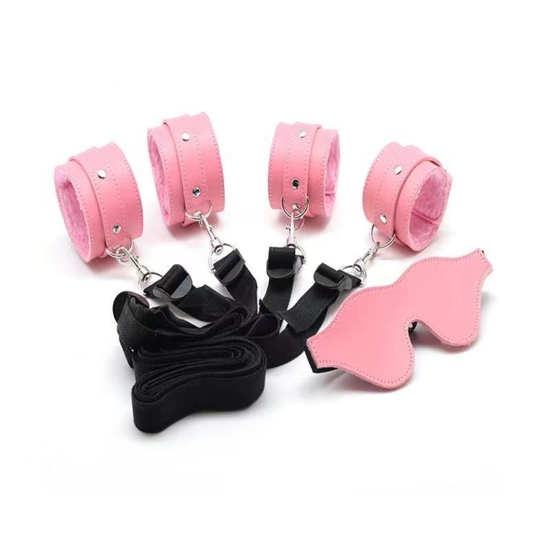 Sex Toy Under Bed Bondage Gear Restraint Set Handcuffs Ankle Cuffs Straps Adult Games Sex Products Erotic Toys For Couples