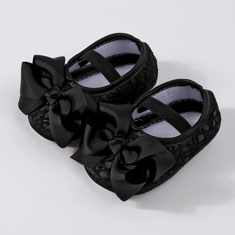 Baby Shoes Headband Set, Cute Bow Princess Shoes From Europe and America, 0-3-6-9-12 Months Baby Shoes Ins