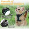 Escape Proof Cat Harness & Leash (≤13 lbs)Adjustable Reflective Soft Mesh Vest for Easy Safe Walks with Leash Included,summerwins