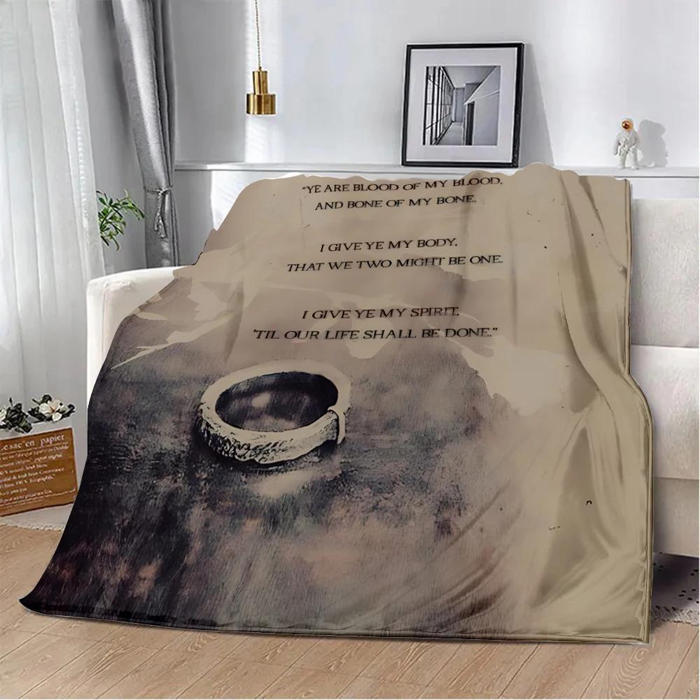 OUTLANDER TV Jamie Fraser Sassenach Libellen-Print Decke Picknickdecke Warm Weich und Bequem Zuhause Reise Geburtstagsgeschenk