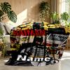 Custom Name Personalized Batman Print Blanket, Home Decor, Bedroom, Sofa, Camping, Couch, Gifts for Birthday Christmas