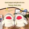 Cute Shark Hand Puppet Cartoon Animal Toys Interactive Stuffed Plush Animal Toy  Baby Toys