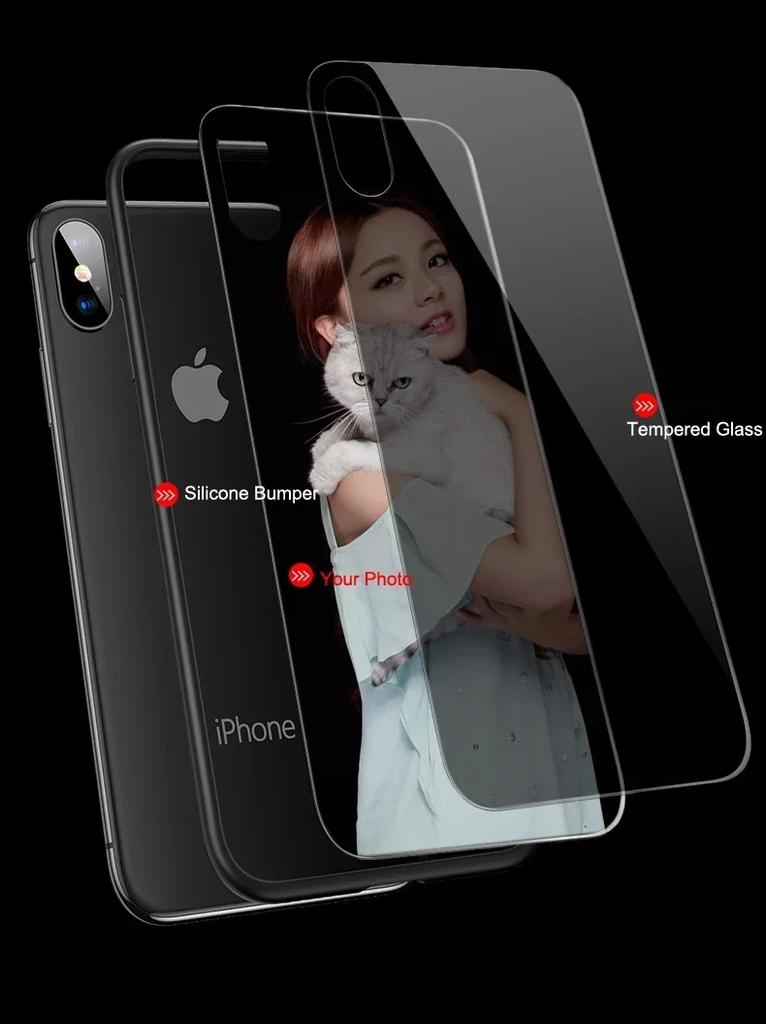 Custom Photo Tempered Glass Case For Oneplus ACE 3 12 11 10 Pro 9T 8T 7T Pro Personalized Bumper Protection Back Cover Lanyard