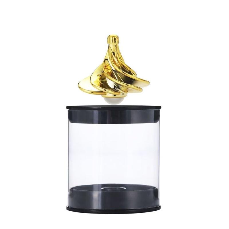 WINSPIN Toy Pneumatic Gyro Portable Fingertip Decompression Desktop Toy Wind Blowing Rotating Multicolor Gyro Children's Gift