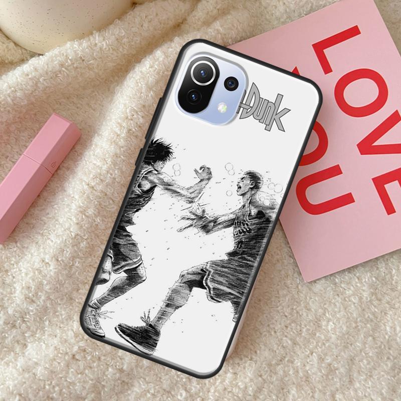Anime Slam Dunk Back Case For POCO X4 Pro F1 F2 F3 X3 GT M3 M4 X3 Pro Cover For Xiaomi 11T 12 Pro 11 Lite