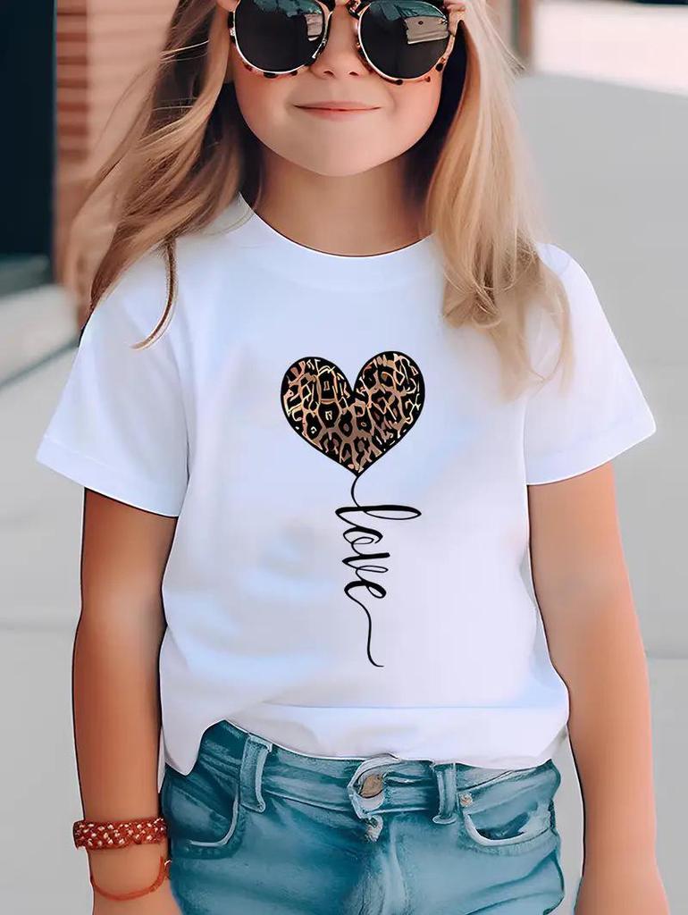 Pure Cotton Solid Color Children's Short-Sleeve T-Shirt for Girls and Boys