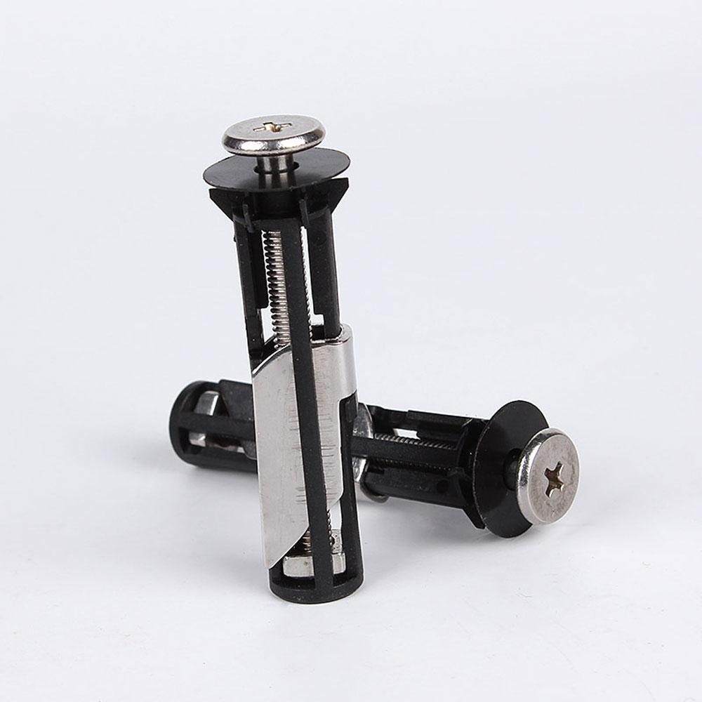 Universal Stainless Steel Water Tank Toilet Seat Hinges Bolts Screws Replacement Bathroom Fixture Toilet Lid Fixing Parts