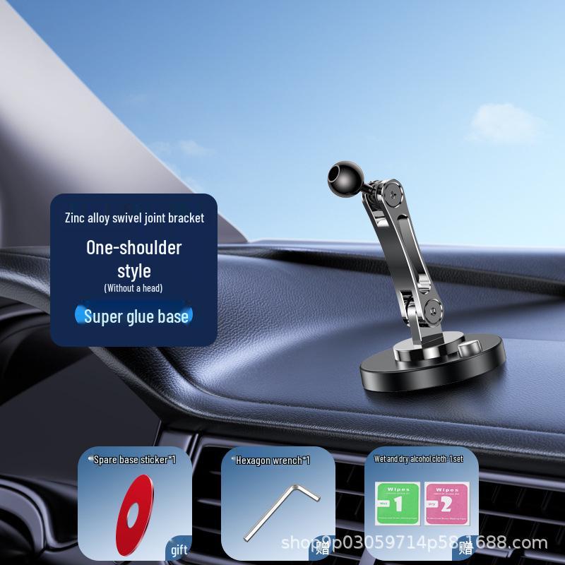 Universal Magnetic Wireless Charging Car Phone Mount - Zinc Alloy