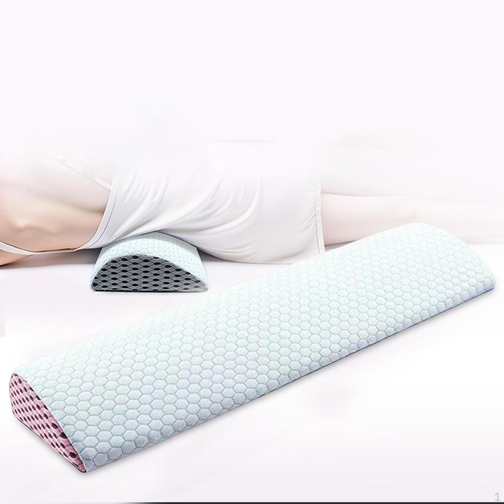 Bed Cushion for Lumbar Support Waist Pillow Memory Foam Adults