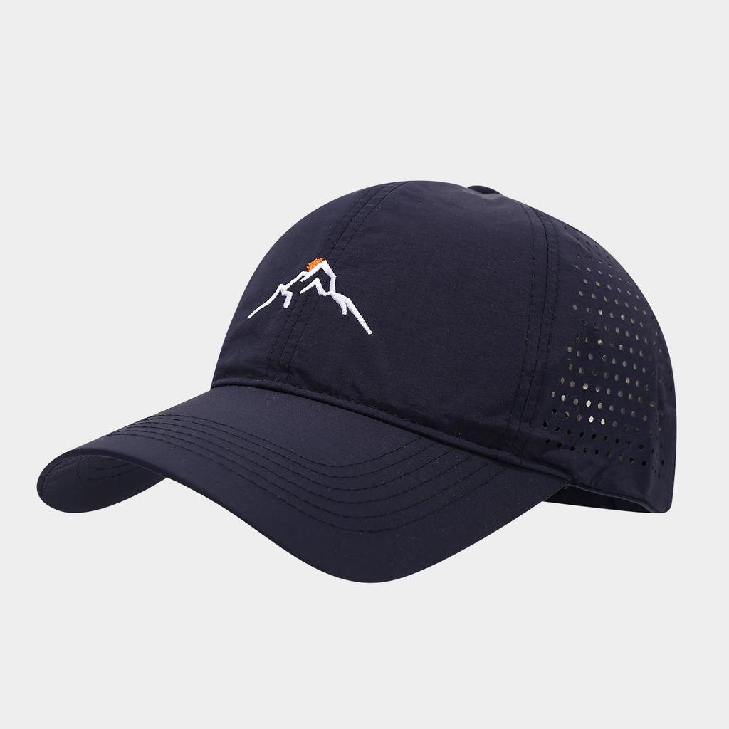 Simple and fashionable mesh breathable quick-drying baseball cap men's and women's casual light cap outdoor sports visor tide