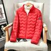 New autumn and winter models, light and thin cotton-padded clothes, women's short stand-up collar cotton-padded jackets, warm jackets, fashionable and