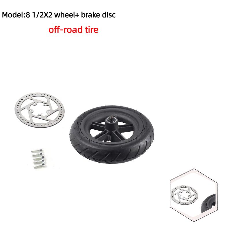 Electric Scooter 8 1/2x2 Tyre Rear Wheel Assembly for Xiaomi M365 M365 Pro Rear Tire Set Replacement Wheel Parts