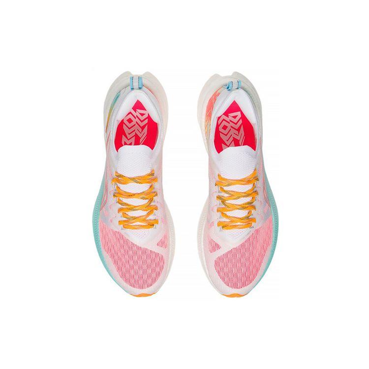 Li Ning Fei Dian Discovery Shock Absorbing Non-Slip Wear-Resistant Low-Top Running Shoes Men Running Shoes White Pink Blue ARMS007-7