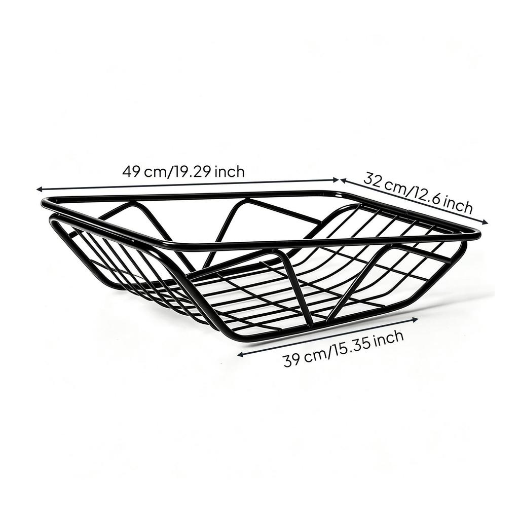 Rear Bike Basket Long-Lasting Cargo Carrier Large for Commuting