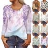 Long Sleeve Shirts For Women Pattern Print Graphic Tees Blouses Casual Plus Size Basic Tops Pullover