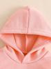 Infant Toddler Autumn Winter Hoodie Tracksuit Set, Butterfly Floral Letter C Print, Sweet Cute Casual Sporty Two-Piece Outfit