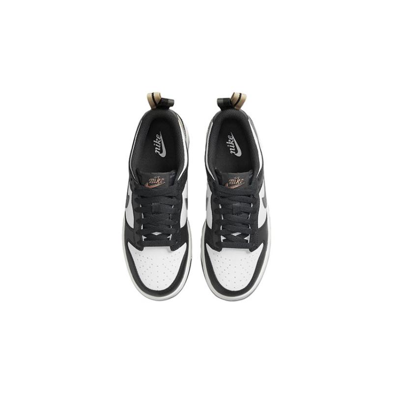 Nike Dunk Low Black White Metallic GS Sneakers DH9764-001