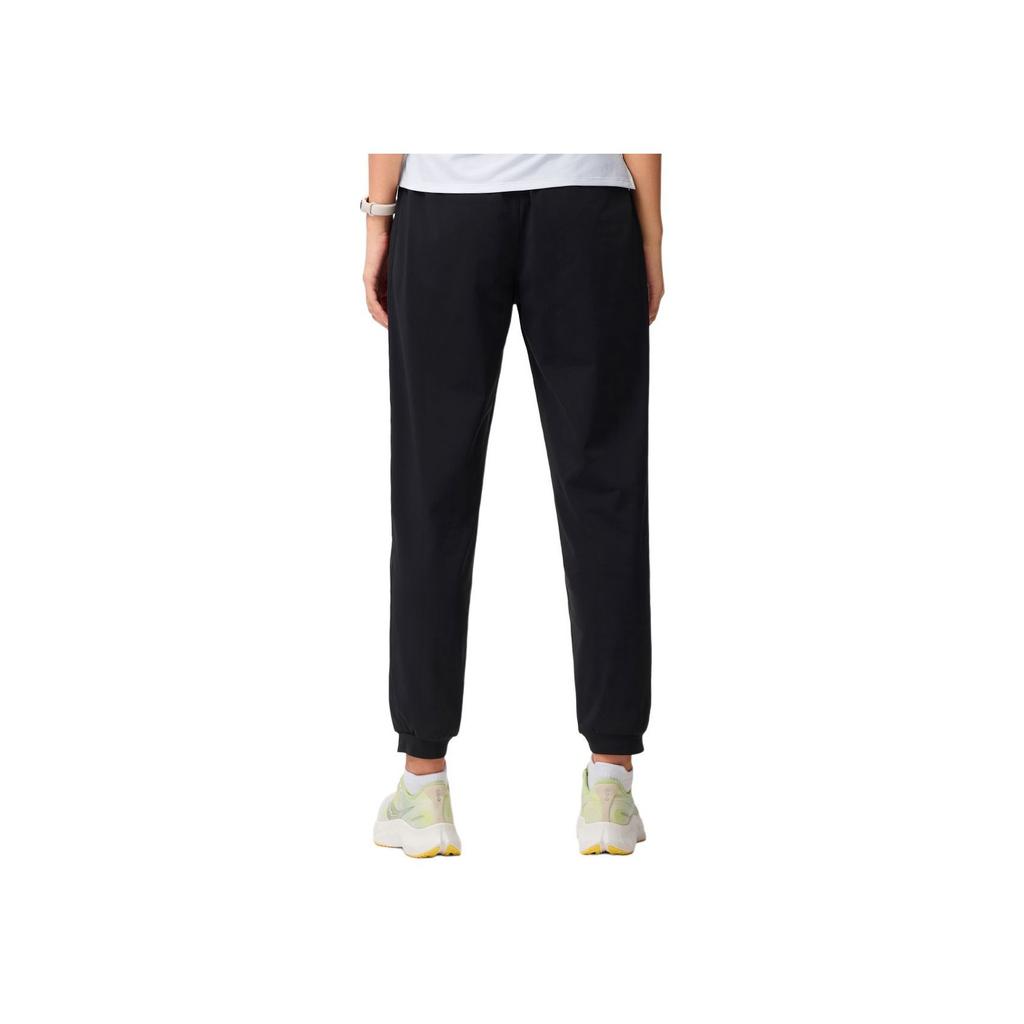 Saucony Casual Solid Color Breathable Loose Spliced Knitted Sports Pants Women Pants SC1249144A-BK01