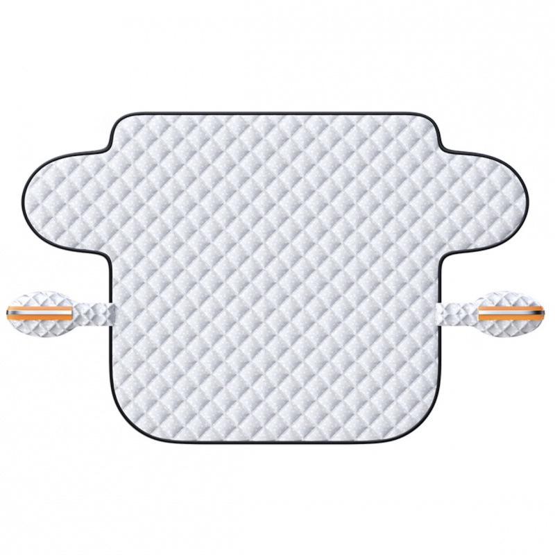 

Universal Magnetic Sunshade: Thickened, Snowproof, Anti-Freeze, Light-Blocking Car Cover for Front Windshield Standard - Storage Bag, Windproof Rope, Magnetic