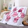 1Pc Kawaii Friends Together Blanket For Couch Bed Plush Cozy Fuzzy Blanket Super Soft Warm Blankets For Fall And Winter 091841