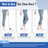 Extendable Shoe Horn Long Handle for Seniors, Twist To Lock, 16" To 31"Adjustable, Stainless Steel Telescopic Shoehorn for Men Women