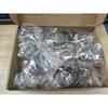 25pcs Metal Hose Pipe Clamps 16mm-70mm Cross German Hose Clamp Clips for Air Hose Water Pipe Fuel Hose 5 Sizes