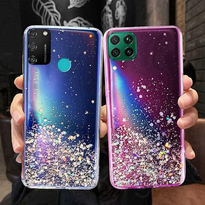 Модний Блискучий Зірковий Глітерний Силіконовий Чохол Для Samsung Galaxy A15 A14 A25 A24 A16 A17 A34 A35 A54 A56 A36 A55 A26 A06 A07 A32 A04 A52 A72 5G М'який Чохол