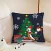 CCalvin and cute HHobbes cushion cover Pillow Case Plush Fabric Soft Double Sided Print Sofa Cushion Cover Throw Pillow Covers