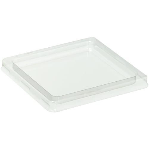 

Chuo Kagaku CFA Cassero 4K100 Disposable Container Lids, Made in Japan, Flat Lids, Small, Pack of 50, Size: Approx. 10.3 x 10.3 x 1 cm, Clear