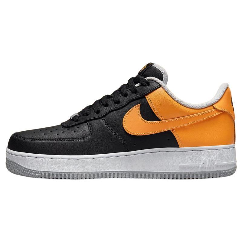 Nike Air Force 1 Low '07 Black Kumquat Light Smoke Grey Sneakers FB7162-081