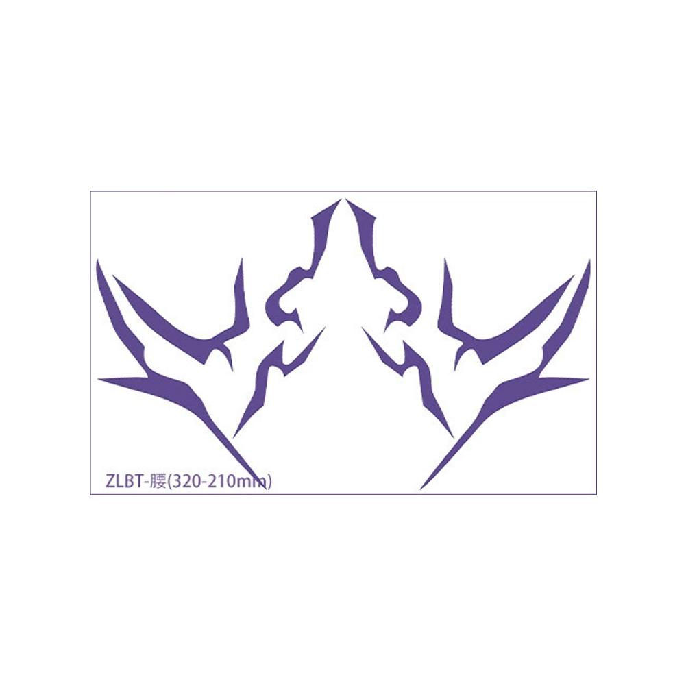 For Kpop Demon HUNTERIX Tattoo Stickers Sajaa Boys Dark Cosplay Body Tattoo Stickers Set Kid Birthday Party Gifts Cosplay Props