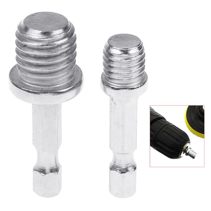 2Pcs/set Hexagonal Drill Adapter M10+M14 Wood Splitting Tool Electric Wrench Adapt Your Power Drill To High Torqued